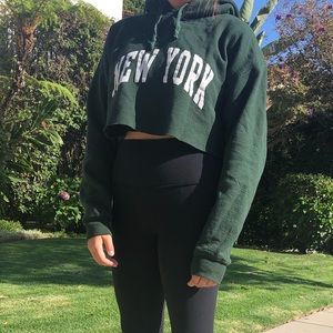 Forest green “New York” hoodie